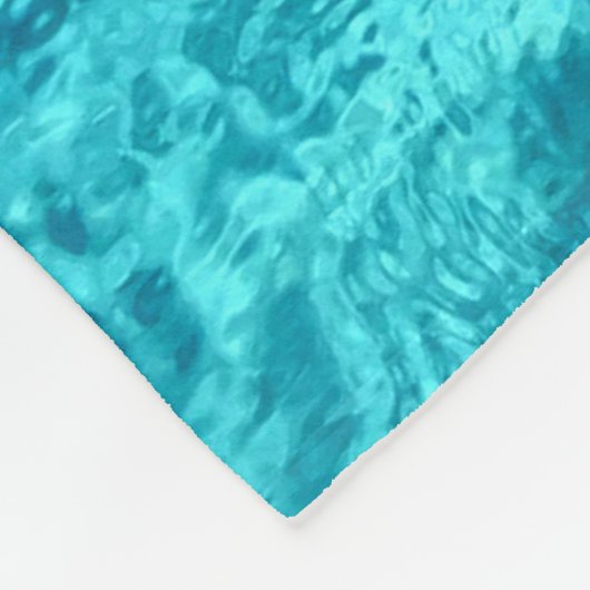 Kundenspezifischer Türkis-mehrfarbige Fleecedecke (Ecke)