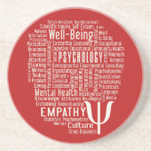 Kundenspezifischer Untersetzer der PSYCHOLOGIE (Vorne)