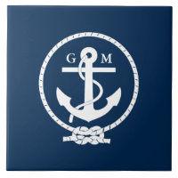 Kundenspezifischer Vintager Seeanker und Linie