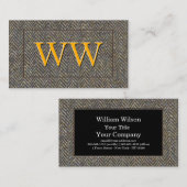 Kundenspezifischer Vintager Visitenkarte (Vorne/Hinten)