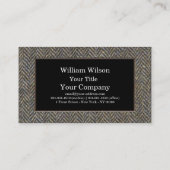 Kundenspezifischer Vintager Visitenkarte (Rückseite)