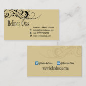 Kundenspezifischer Visitenkarte (Vorne/Hinten)