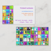 Kundenspezifischer Visitenkarte (Vorne/Hinten)