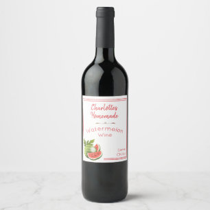 Kundenspezifischer Wassermelone-Wein Weinetikett