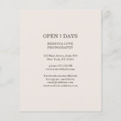 Kundenspezifischer Weihnachts-Foto-Flyer Flyer (Hinten)