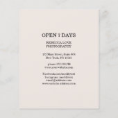 Kundenspezifischer Weihnachts-Foto-Flyer Flyer (Hinten)