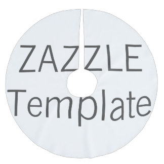 Kundenspezifischer Weihnachtsbaum Rock GEBÜRSTETES Polyester Weihnachtsbaumdecke