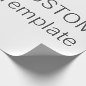 Kundenspezifischer Weihnachtsgeschenk-Packpapier Geschenkpapier (Ecke)