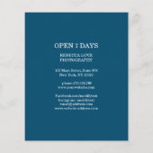 Kundenspezifischer Weihnachtslichter Foto Flyer (Hinten)