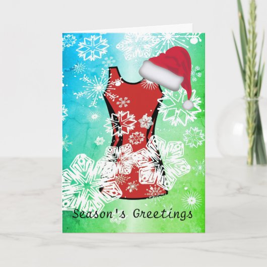 Kundenspezifischer WeihnachtsNetball und Feiertagskarte (Vorderseite)