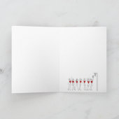 Kundenspezifischer WeihnachtsNetball und Feiertagskarte (Innenseite)