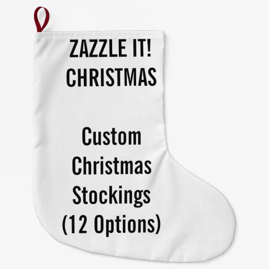 Kundenspezifischer WeihnachtsStrumpf-GROSSER 1 mit Großer Weihnachtsstrumpf (Vorderseite)