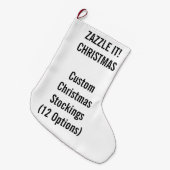 Kundenspezifischer WeihnachtsStrumpf-GROSSER 1 mit Großer Weihnachtsstrumpf (Vorderansicht (hängend))