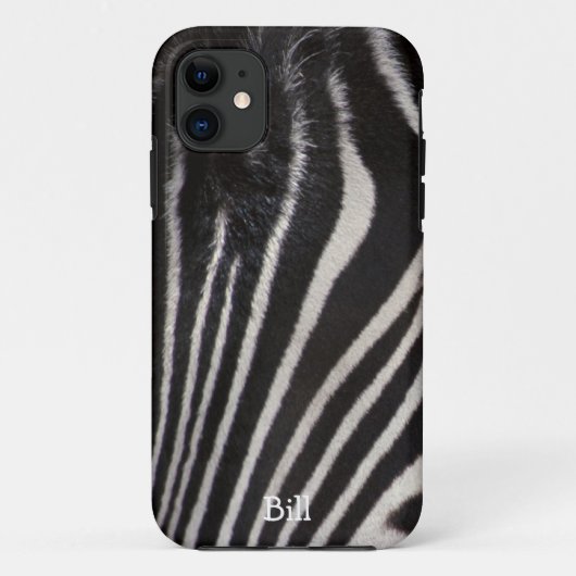 Kundenspezifischer Zebra iPhone Fall - Handy-Fall Case-Mate iPhone Hülle (Rückseite)