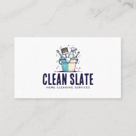 Kundenspezifischer Zuhause-Reinigungs-Service QR F Visitenkarte