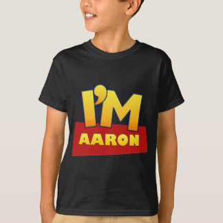 kundenspezifisches AARON-Comiclogo-Shirt T-Shirt