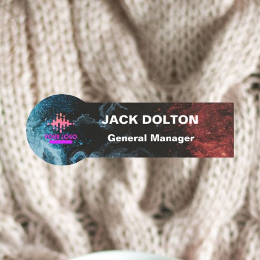 Kundenspezifisches Abzeichen für Metallnamen für M Namensschild