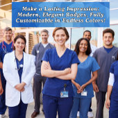 Kundenspezifisches Abzeichen mit Foto, Strichcode, Ausweis