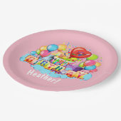 Kundenspezifisches alles- Gute zum Pappteller (Schrägansicht)