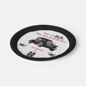 Kundenspezifisches Alter nicht alt aber Pappteller (Schrägansicht)