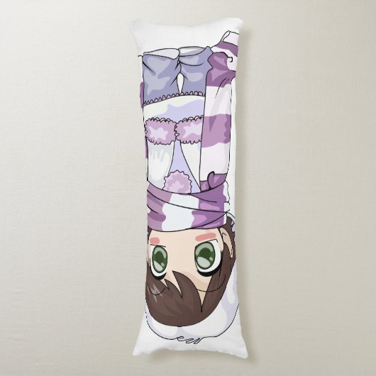 Kundenspezifisches Anime bodypillow Seitenschläferkissen (Vorderseite Vertikal)