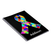 Kundenspezifisches Autismus-Bewusstseins-Band Notizblock (Rechte Seite)