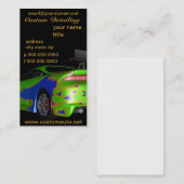 Kundenspezifisches Auto-einzeln Visitenkarte (Vorne/Hinten)