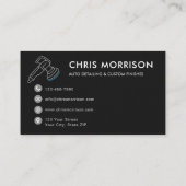 Kundenspezifisches Auto-Serviceschild Visitenkarte (Rückseite)