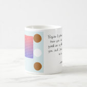 Kundenspezifisches Baby-Bibel-Vers-Foto Kaffeetasse (Mittel)