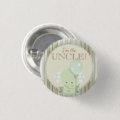 Kundenspezifisches Baby-Duschen-Party bin ich DER Button (Vorne & Hinten)