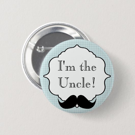 Kundenspezifisches Baby-Duschen-Party bin ich der Button (Vorne & Hinten)