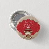 Kundenspezifisches Baby-Duschen-Party bin ich der Button (Vorne & Hinten)