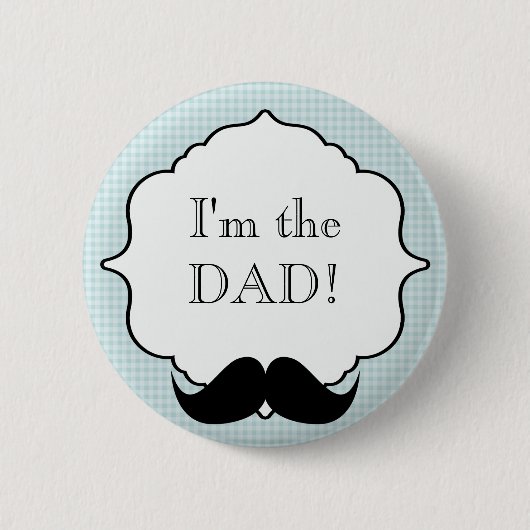 Kundenspezifisches Baby-Duschen-Party bin ich der Button (Vorderseite)