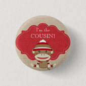 Kundenspezifisches Baby-Duschen-Party bin ich der Button (Vorderseite)