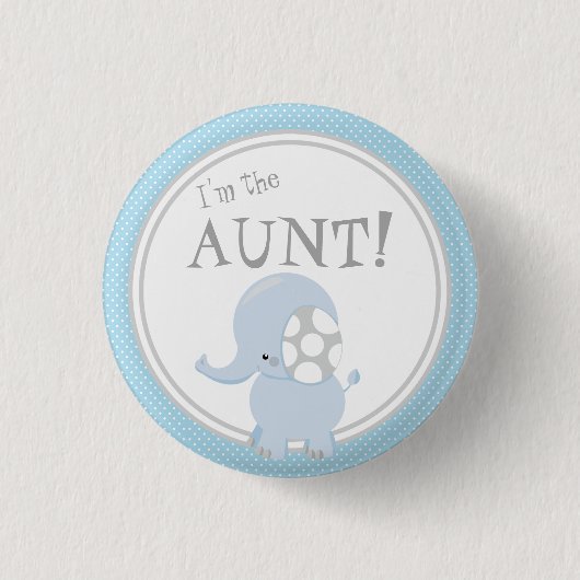 Kundenspezifisches Baby-Duschen-Party bin ich die Button (Vorderseite)