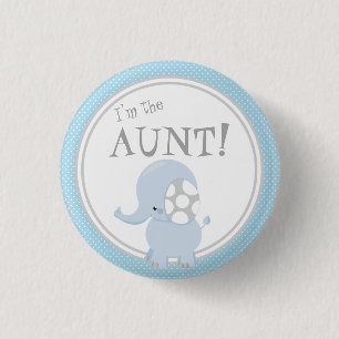 Kundenspezifisches Baby-Duschen-Party bin ich die Button