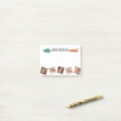 Kundenspezifisches Baby-Stammes- Post-it Klebezettel (Auf Schreibtisch)