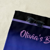 Kundenspezifisches Badetuch alien-Party (Beispiel)