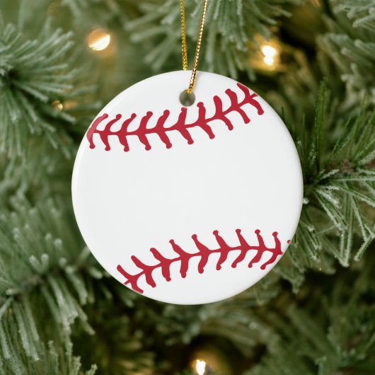 Kundenspezifisches Baseball-Geschenk für Sportteam Keramik Ornament (Baum)