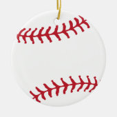 Kundenspezifisches Baseball-Geschenk für Sportteam Keramik Ornament (Vorne)