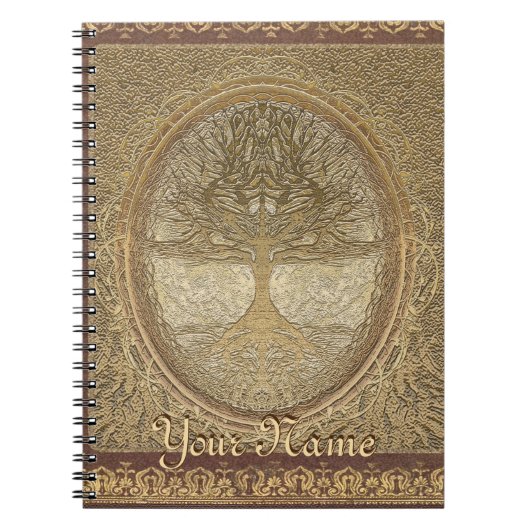 Kundenspezifisches Baum-Notizbuch Notizblock (Vorderseite)