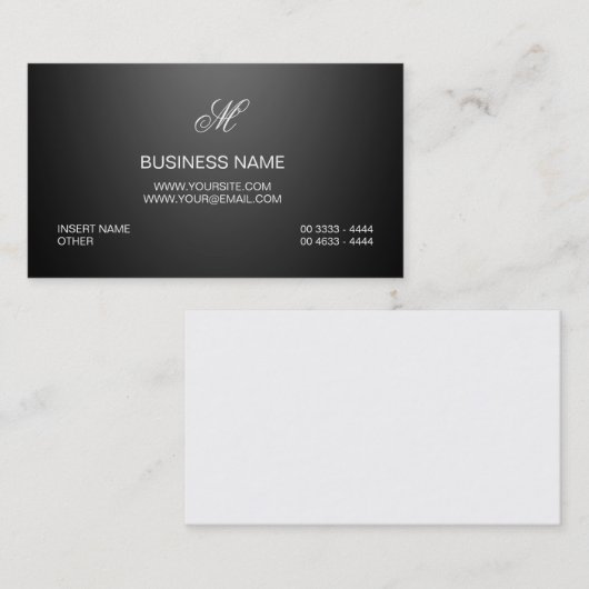 Kundenspezifisches berufliches Logo-elegantes Luxe Visitenkarte (Vorne/Hinten)