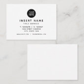 Kundenspezifisches berufliches modernes Ihr Logo Visitenkarte (Vorne/Hinten)