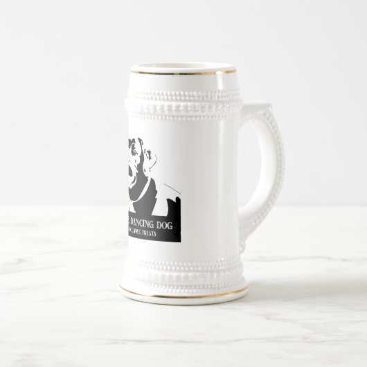 Kundenspezifisches Bier Stein Bierglas (VorderseiteRechts)