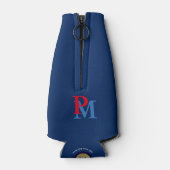 kundenspezifisches Biermonogramm (Name und Initial Flaschenkühler (Rückseite)