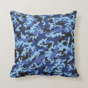 Kundenspezifisches blaues Camouflage-Kissen-Kissen Kissen