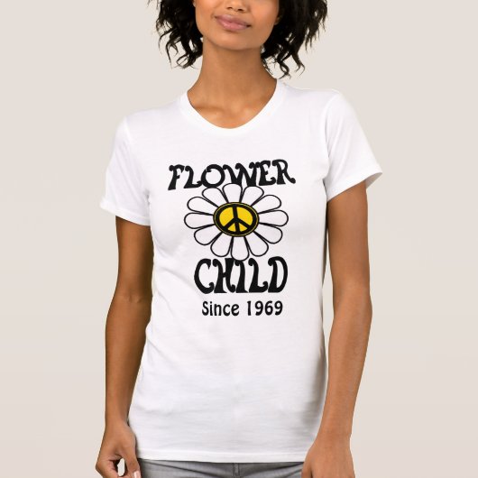 Kundenspezifisches Blumen-Kind T-Shirt (Vorderseite)