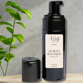 Kundenspezifisches Blush-Firmenname-Sanitizer-Labe Adressaufkleber