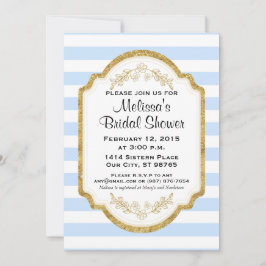 Kundenspezifisches Brautparty laden, blaue Einladung