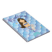 Kundenspezifisches brünettes kleines notizblock (Rechte Seite)